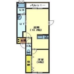 パステルK9の物件間取画像